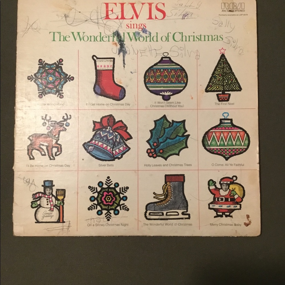 Elvis Record poor condition cool piece